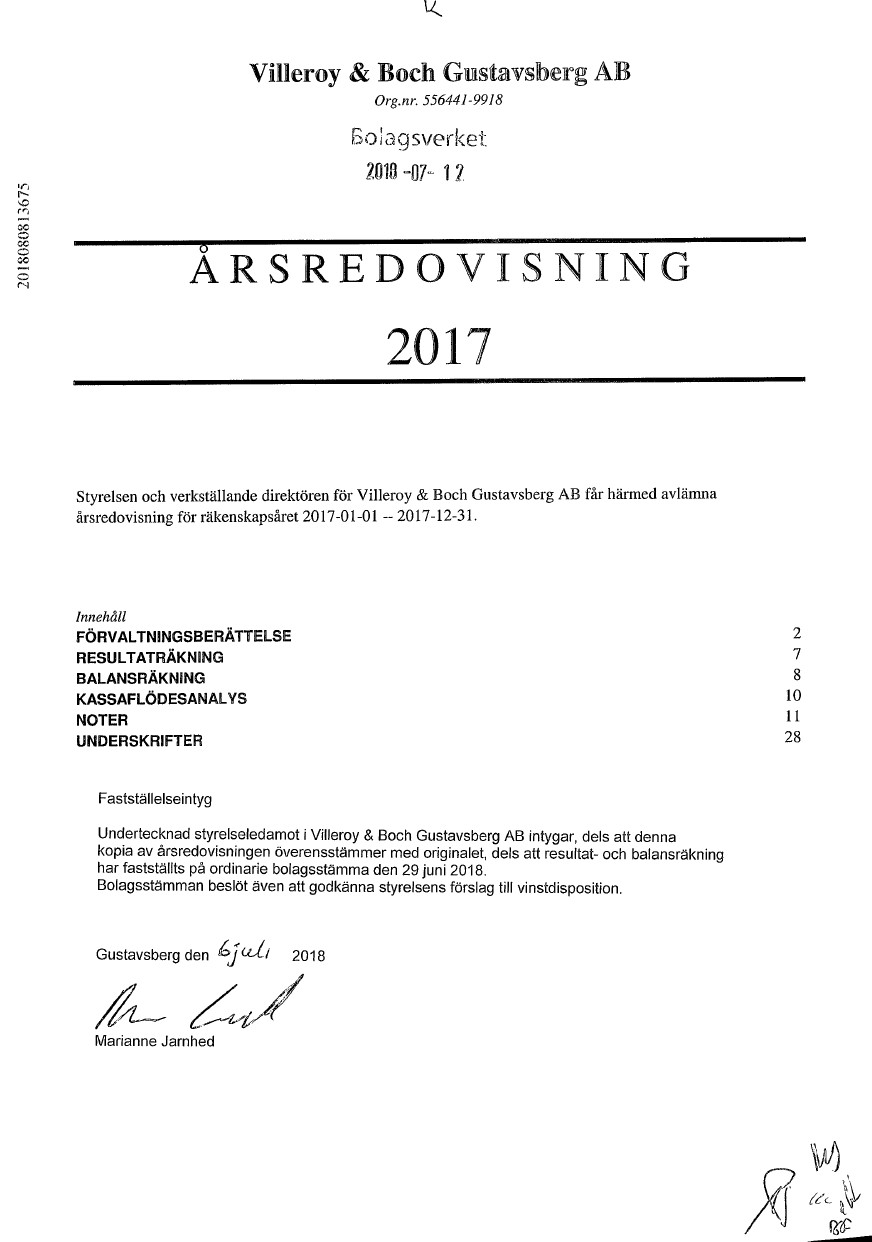  Прочие документы из реестра Швеции